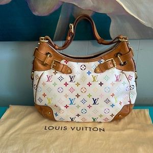 Louis Vuitton multicolor Greta and gift of Chanel sunglasses